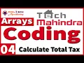 4 Tech Mahindra Coding Questions Tech Mahindra Coding Questions Arrays Coding Questions