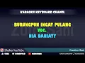 Download Lagu BURUNGPUN INGAT PULANG NIA DANIATY KARAOKE LAWAS KN7000