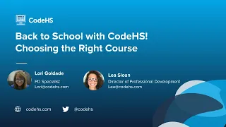 CodeHS Webinar Choosing the Right CodeHS Course