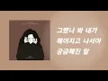 신예영-우리 왜 헤어져야 해(가사)