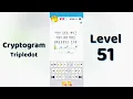 Cryptogram Tripledo Level 51 Solutions Logic Puzzle Game Mini Boss