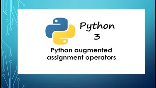 1 9 Augmented Assignment Operator