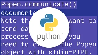 How do I pass a string into subprocess Popen using the stdin argument