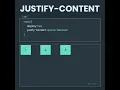 Learn Flexbox Justify-content in 29 Seconds