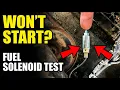 John Deere Riding Mower Won t Start Test the Fuel Shut-Off Solenoid First