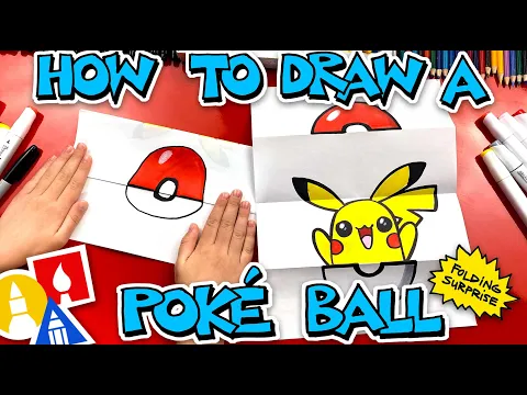 Download MP3 How To Draw A Poké Ball Folding Surprise