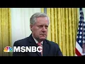 Trump appeals order for Meadows and former aides to testify before grand jury