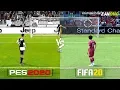 FIFA 20 vs PES 2020 Official Gameplay Comparison