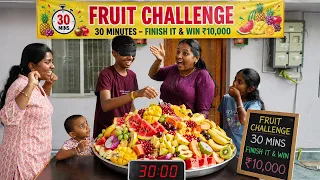 Fruits & Vegetables Eating Challenge | "SEMMA FUN CHALLENGE" | Mrs.Abi Time.