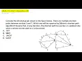 GATE CSE 2012 Que 40 Topic Dijkstras Algorithm GATE CS PYQs Solutions Prepare for GATECS