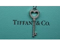 TIFFANY HEART KEY CHARM IN PLATINUM 2575