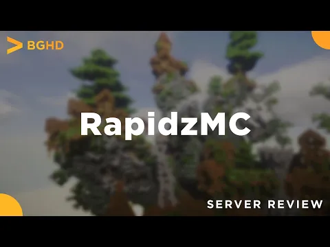 Minecraft server video for RapidzMC