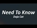 Doja Cat - Need To Know