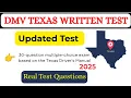 Permit Test Study Guide 2025 Texas Texas Drivers License Test 2025