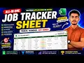 Job Application Tracker Sheet 2026 Free Google Sheets Template