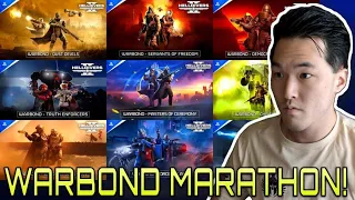 Helldivers 2 Warbond Trailers Marathon