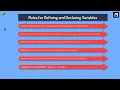 5 Rules For Defining Variables in Python