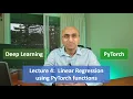 Deep Learning with PyTorch - Lecture 4