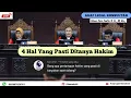 Download Lagu 4 Pertanyaan yang pasti di sampaikan Hakim
