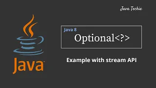 Java 8 Streams Optional Usage and Best Practices JavaTechie