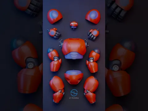 The Most Satisfying Pop Mart x Baymax Assembly #shorts  #popmart  #speedbuild  #modelkit  #asmr