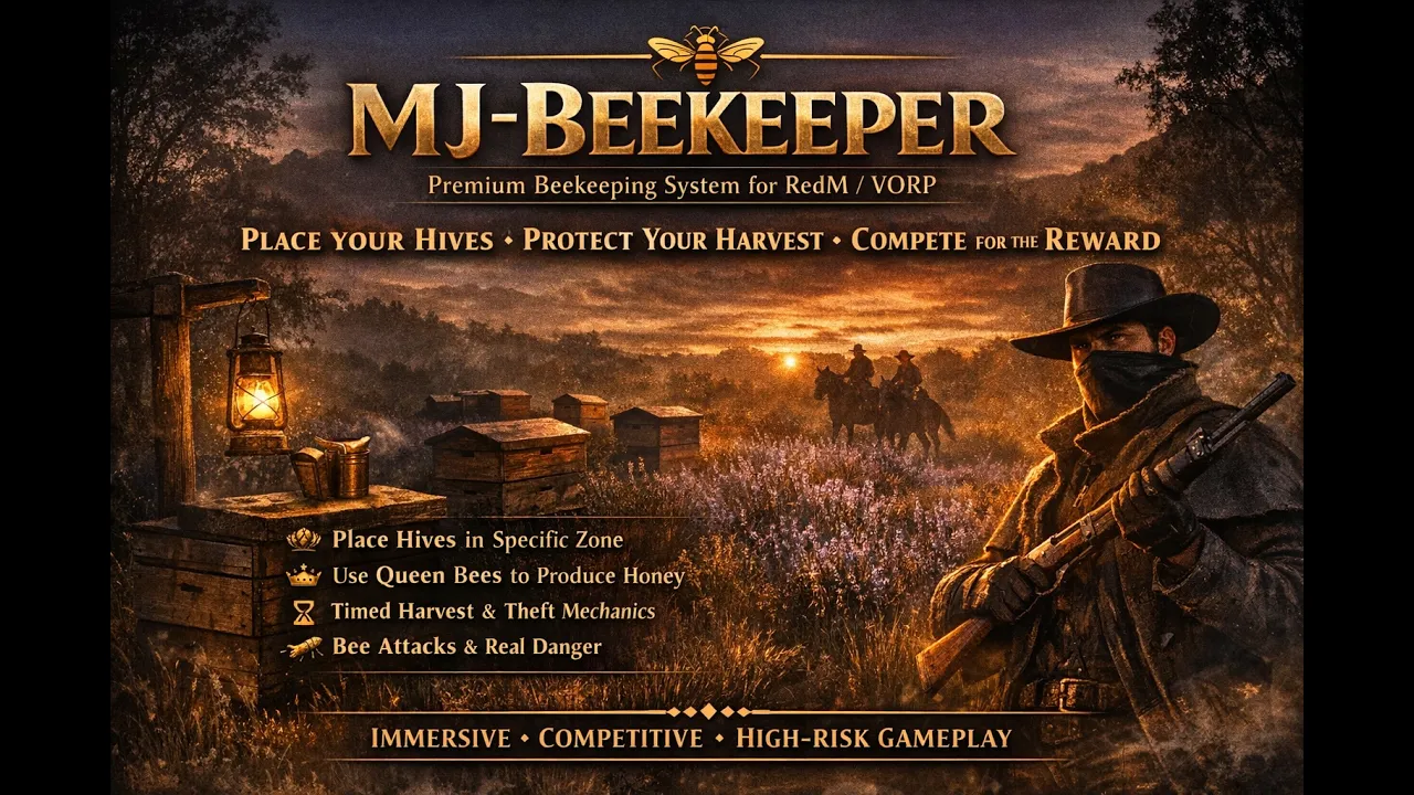 MJ-Beekeeper | Premium Beekeeping System for RedM / VORP