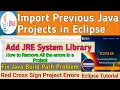 How to Import Java Project in Eclipse How to Solve Java Build Path Problem in Eclipse Core Java