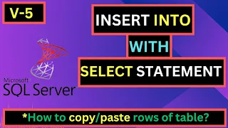 Learn SQL Server INSERT INTO with SELECT Statement How to copy paste rows of table