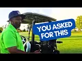 GOLFING with an entire SET of HYBRIDS