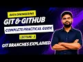 Git GitHub Complete Practical Guide Lecture 5 Branches Explained Create Switch delete