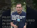 Pilot dead passenger injured in small plane crash near Bristol