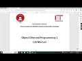 lesson 2 Object-Oriented Programming 1 Lab Manual