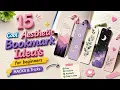 15 Easy Aesthetic Bookmark Hacks Tricks for Beginners Simple Painting ideas