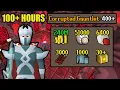 100 Hours of Corrupted Gauntlet UIM Collection Log Completionist OSRS