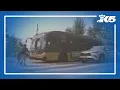Bus hits man on scooter near Seattle waterfront