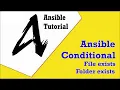 Ansible Conditionals - Create Directory If Not Exists Create only if tomcat not exists PlayBook
