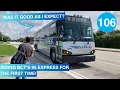Riding Broward County Transit Bus 106 Miramar Regional Park to Culmer Station 2015 MCI D4500CT