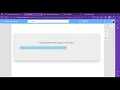 Waiting bar Blue - Component Power Apps