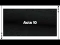 Acts 10 Bible Reading NIV