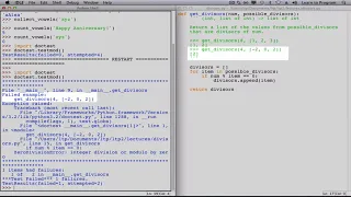 Testing Automatically Using doctest Python