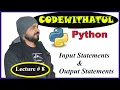 Learn Python - Full Course for Beginners Tutorial Lecture 8 Input