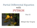 PDE with Python Part II