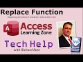 Microsoft Access REPLACE Function Update Query TechHelp Q A