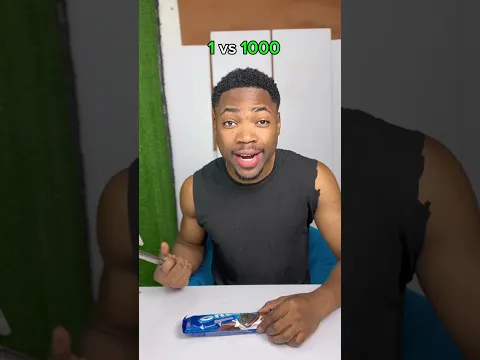 1 vs 1000 batidas Oreo           Seria perfeito pra minha vó (rip)