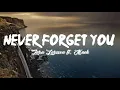 Download Lagu Zara Larsson - Never Forget You (Lyrics Terjemahan) ft. MNEK