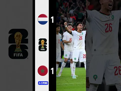 Netherlands vs Morocco 1-1 Highlights | Morocco Win Dramatic Penalty Shootout 3-2