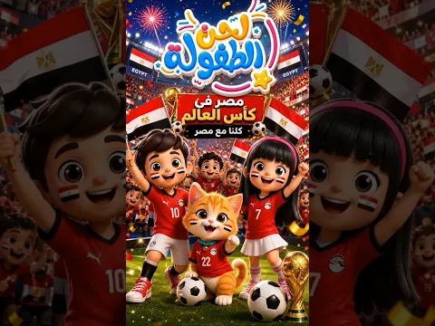 لحن الطفولة بتشجع مصر في كاس العالم 2026