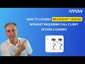 How to License Microsoft Server without Requiring CALs Client Access Licenses