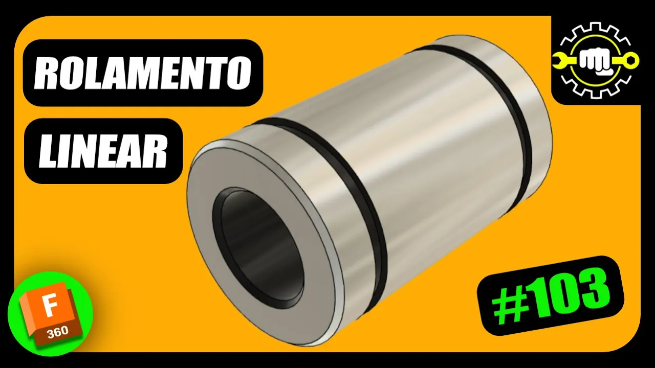 #103 Rolamento Lienar CNC + EBook Desenho Técnico.