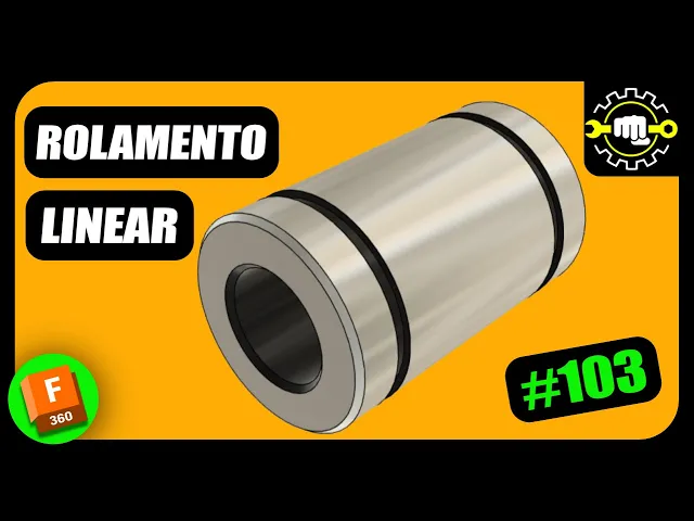 #103 Rolamento Lienar CNC + EBook Desenho Técnico. video thumbnail